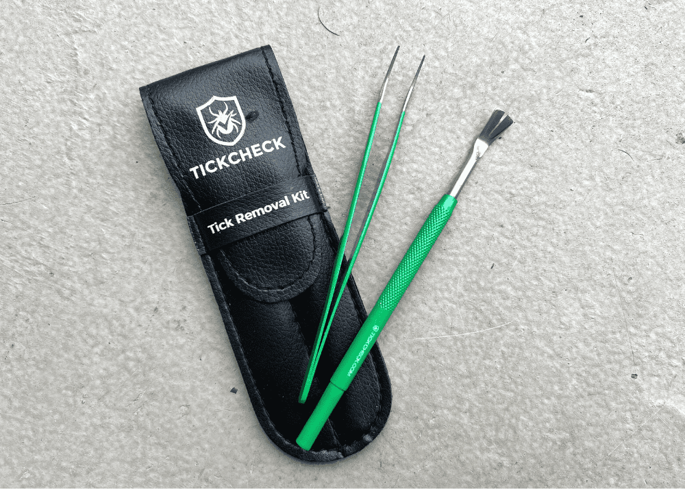 TickCheck Tick Removal Kit - fine tipped tweezers and tick removal fork