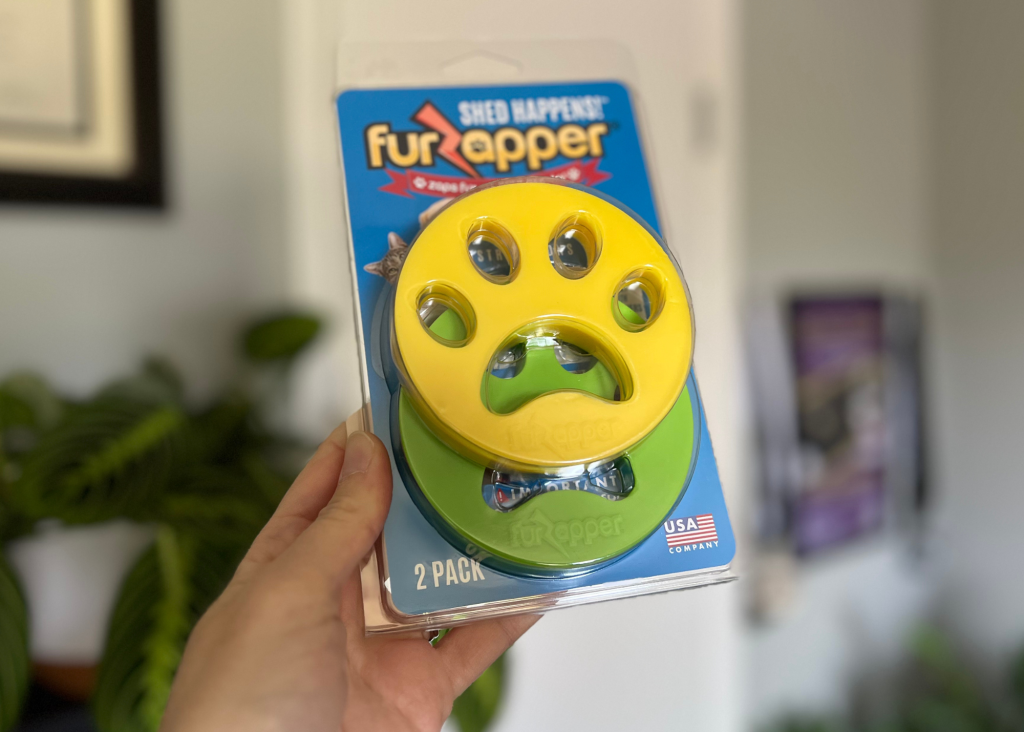 Two FurZappers - green and yellow