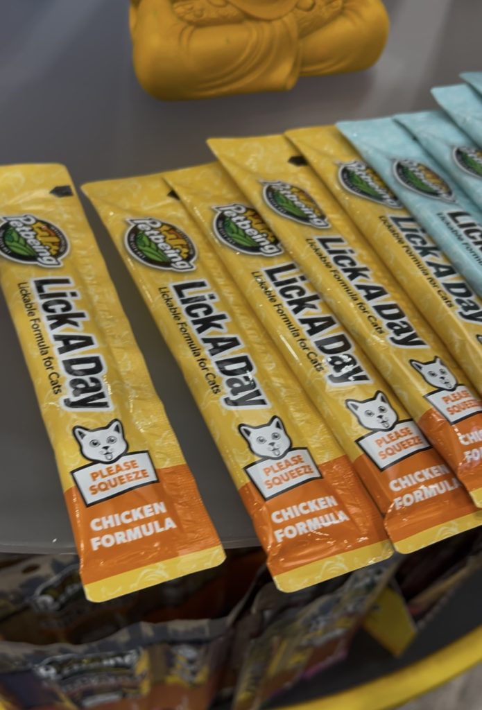 Lick a Day squeeze cat treats